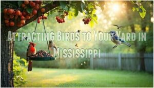 attracting birds to your yard in mississippi