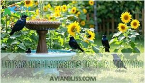 attracting blackbirds to your backyard