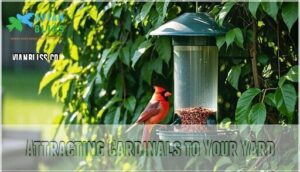 attracting cardinals to your yard
