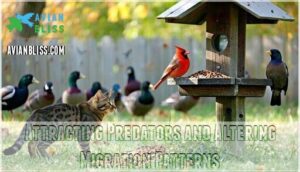 attracting predators and altering migration patterns