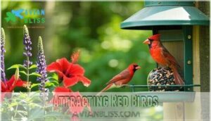 attracting red birds attracting red birds