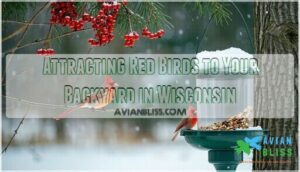 attracting red birds to your backyard in wisconsin