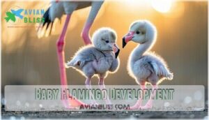 baby flamingo development