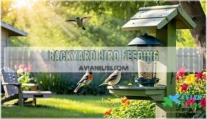 backyard bird feeding
