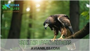 beak and talon features
