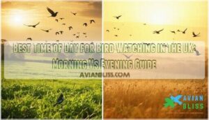 best time of day for bird watching in the uk