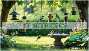 bird feeding stations