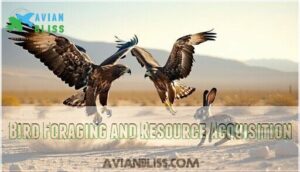 bird foraging and resource acquisition