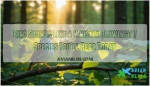 bird sounds like a whistle blowing