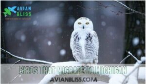 birds that migrate to michigan