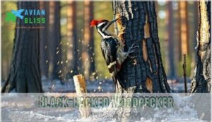 black-backed woodpecker