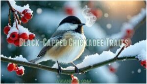 black-capped chickadee traits