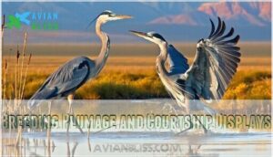 breeding plumage and courtship displays