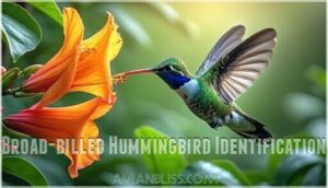 broad-billed hummingbird identification