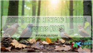brown birds in michigan