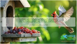 can birds eat raisins