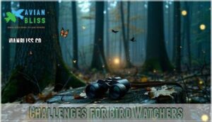 challenges for bird watchers