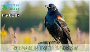 characteristics of blackbirds