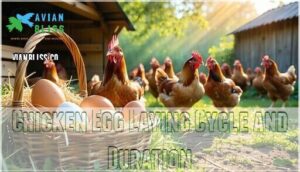 chicken egg laying cycle and duration
