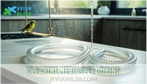 cleaning nebulizer tubing