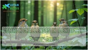 common challenges in identifying brown birds
