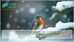 confiding around humans