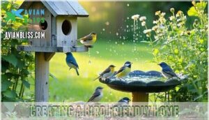 creating a bird friendly home