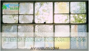 creating patterns on reflective glass creating patterns on reflective glass