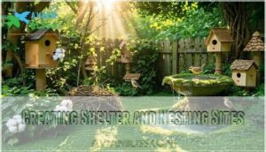 creating shelter and nesting sites creating shelter and nesting sites