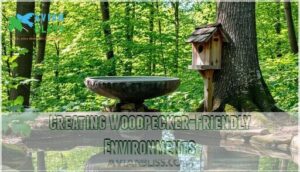 creating woodpecker-friendly environments