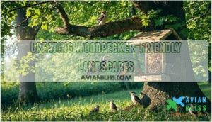 creating woodpecker-friendly landscapes