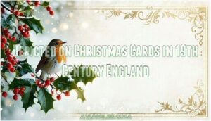 depicted on christmas cards in 19th century england