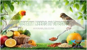 dietary needs of species