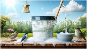 disinfecting with bleach or vinegar disinfecting with bleach or vinegar