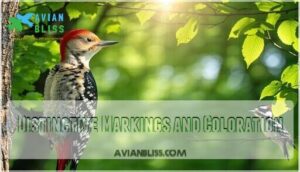 distinctive markings and coloration