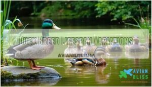 duck breed lifespan variations
