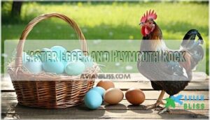 easter egger and plymouth rock