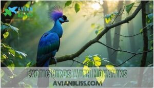 exotic birds with mohawks