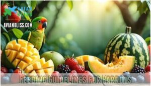 feeding guidelines for parrots