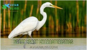 great egret characteristics
