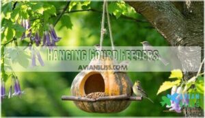 hanging gourd feeders