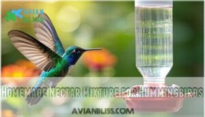 homemade nectar mixture for hummingbirds