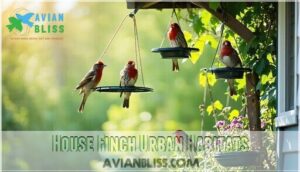 house finch urban habitats