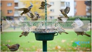 house sparrow behavior