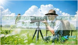 how to photograph birds against a bright sky