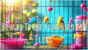 how to treat your bird for fleas