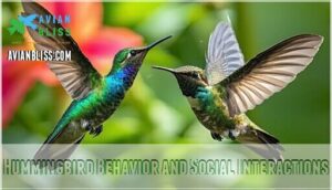 hummingbird behavior and social interactions