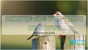 identifying birds by appearance and behavior