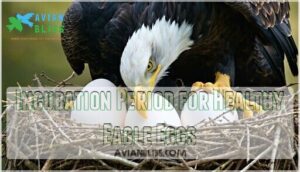 incubation period for healthy eagle eggs
