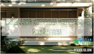 installing external shutters or sun shades installing external shutters or sun shades